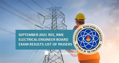 rme result|REE, RME RESULT: September 2021 Electrical Engineer board .